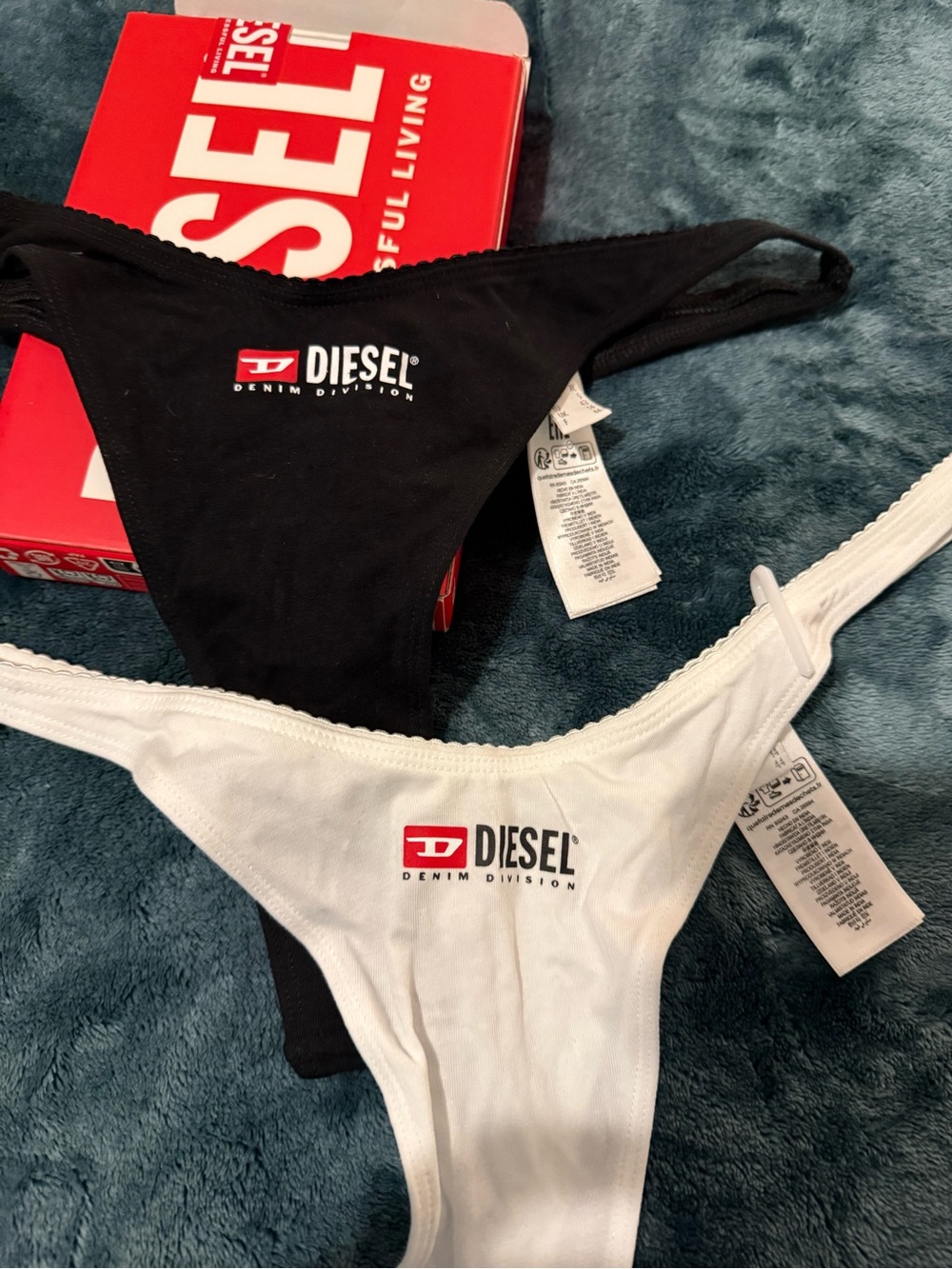 DIESEL X 2!! FROM EU TO U - high leg sexiest cotton in the world .